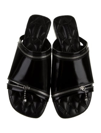 Burberry Leather Slides