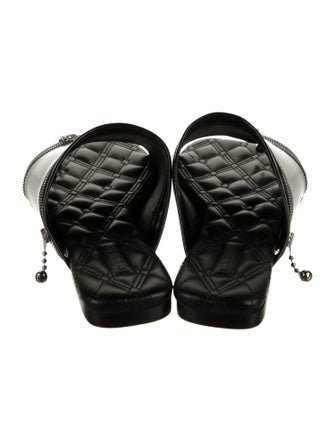 Burberry Leather Slides