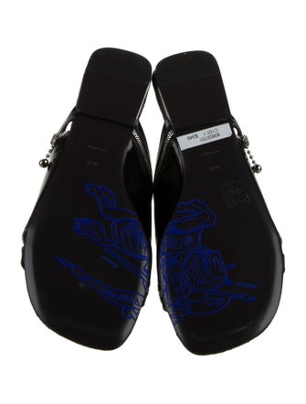 Burberry Leather Slides