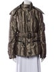 Burberry Printed Down Coat