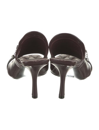 Burberry Patent Leather Printed Slides