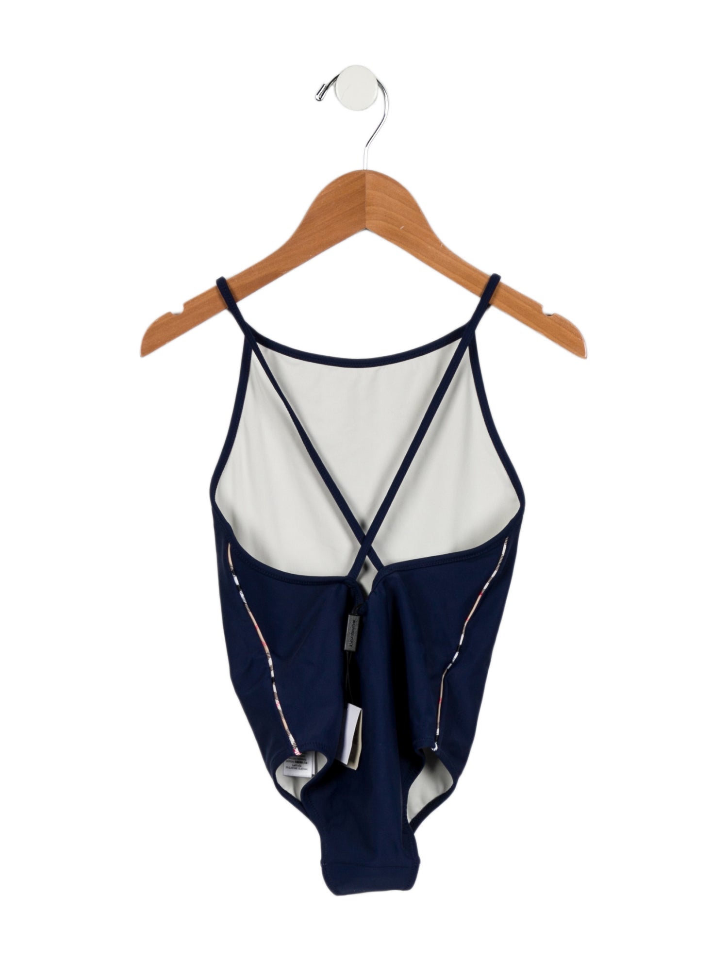 Burberry Girls' Solid One-Piece Swimsuit w/ Tags