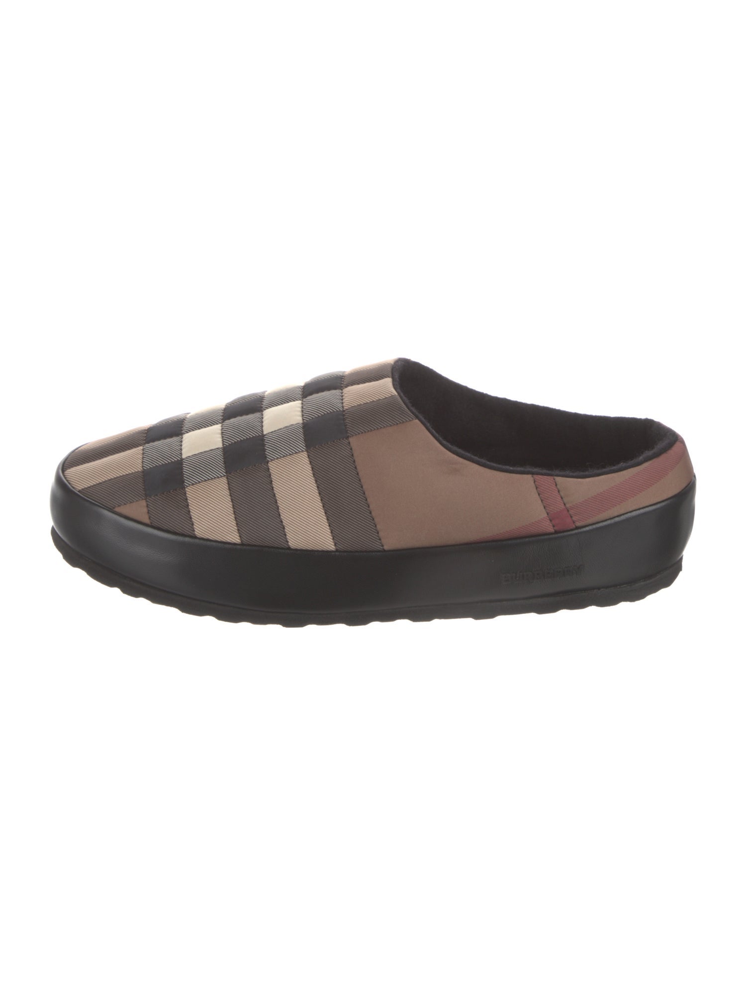 Burberry Nylon Printed Slippers