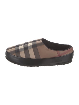 Burberry Nylon Printed Slippers