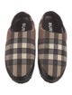 Burberry Nylon Printed Slippers