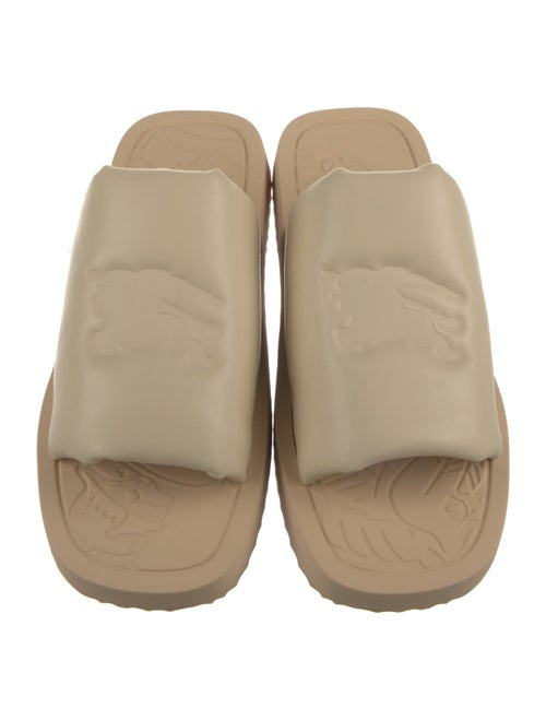 Burberry Leather Slides