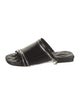Burberry Leather Printed Slides