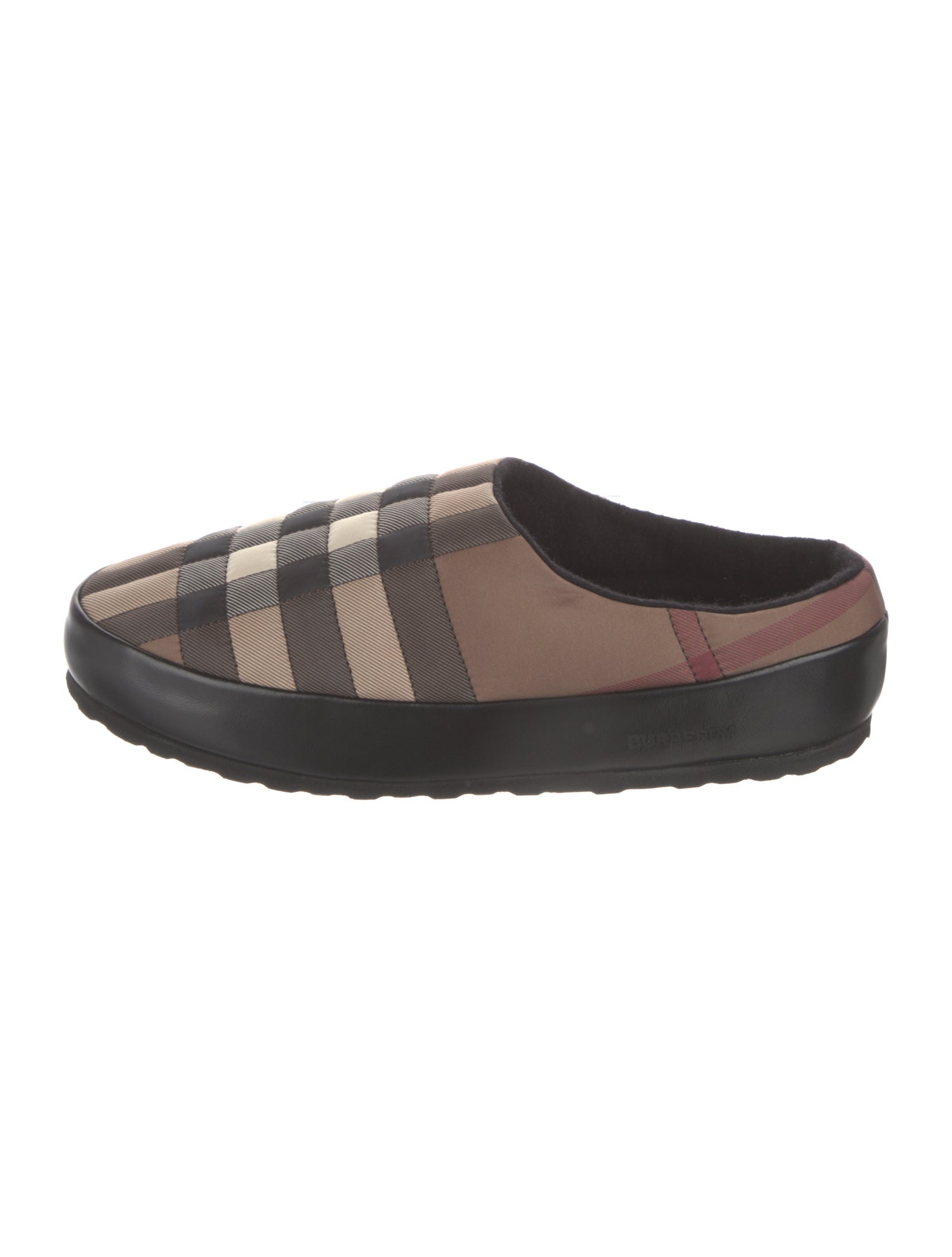 Burberry Nylon Printed Slippers
