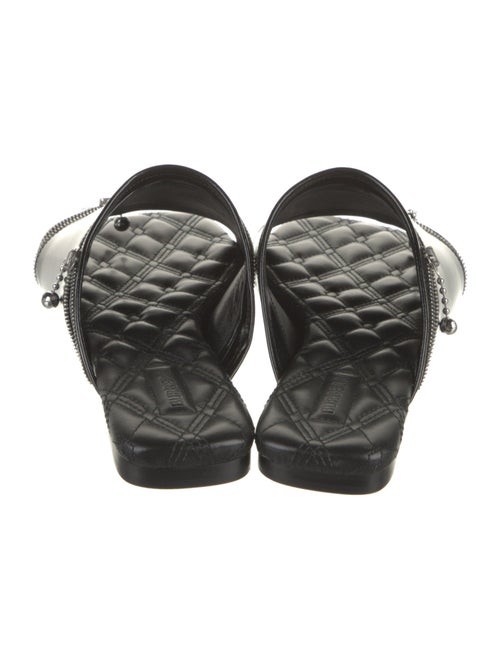 Burberry Leather Printed Slides