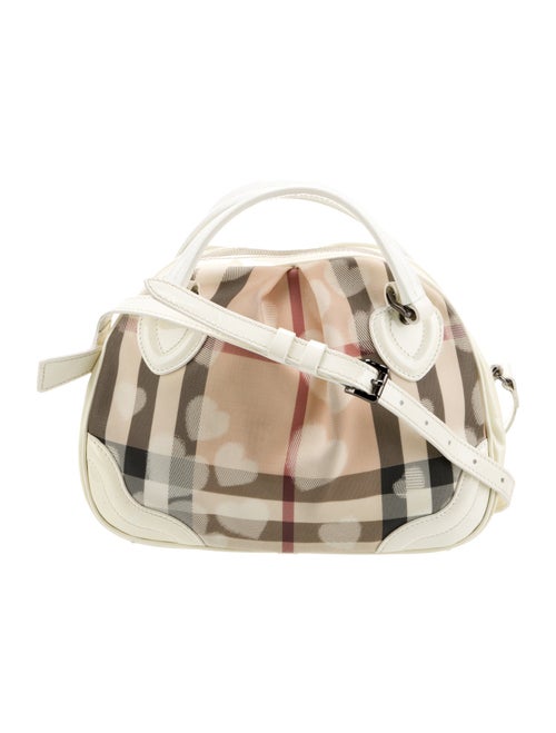 Burberry Nova Check Top Handle Bag