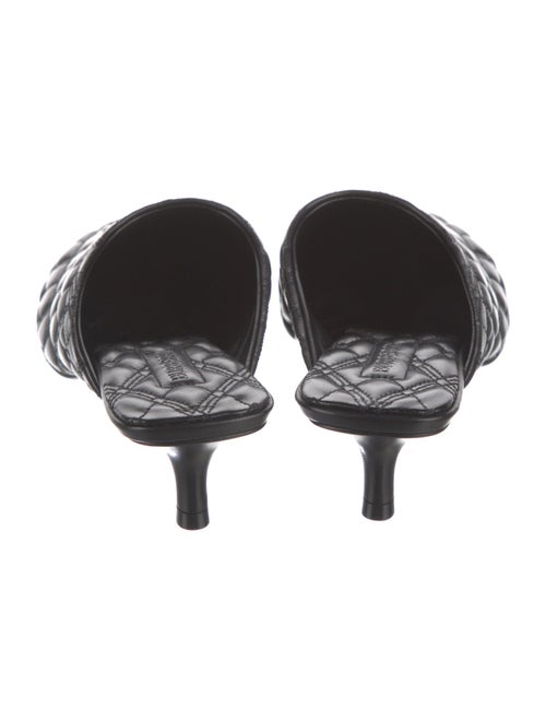 Burberry Leather Printed Mules