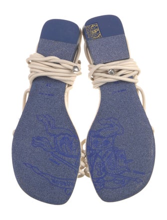 Burberry Leather Gladiator Sandals
