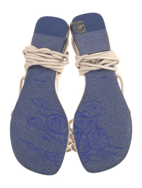 Burberry Leather Gladiator Sandals