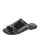 Burberry Leather Printed Slides
