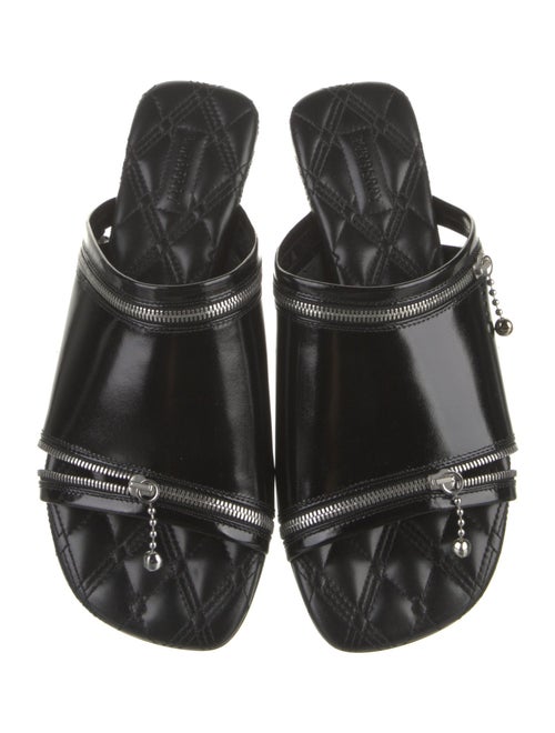 Burberry Leather Printed Slides