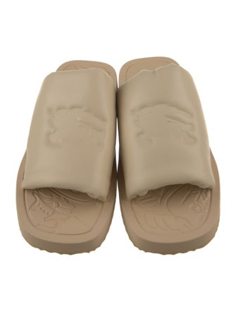 Burberry Leather Slides