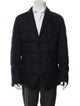 Burberry House Check Pattern Wool Puffer Coat