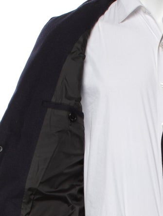 Burberry House Check Pattern Wool Puffer Coat