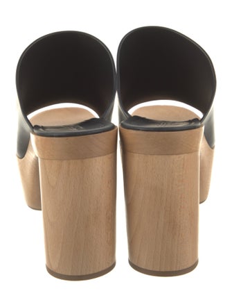 Burberry Leather Slides