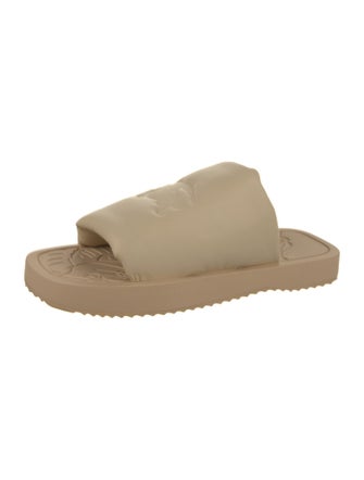 Burberry Leather Slides