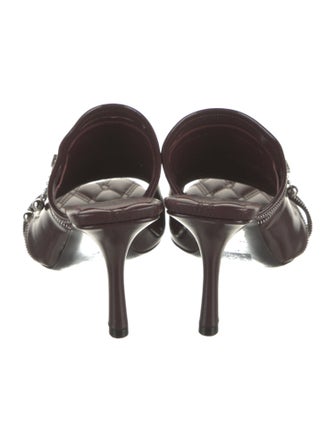 Burberry Patent Leather Printed Slides