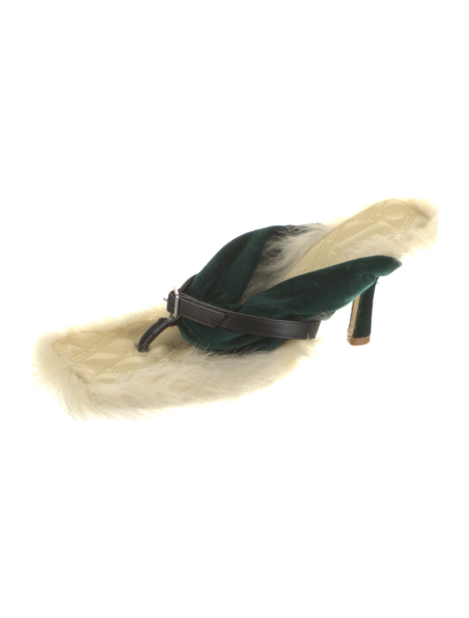 Burberry Leather Printed Slides