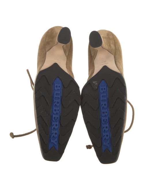 Burberry Suede Lace-Up Boots