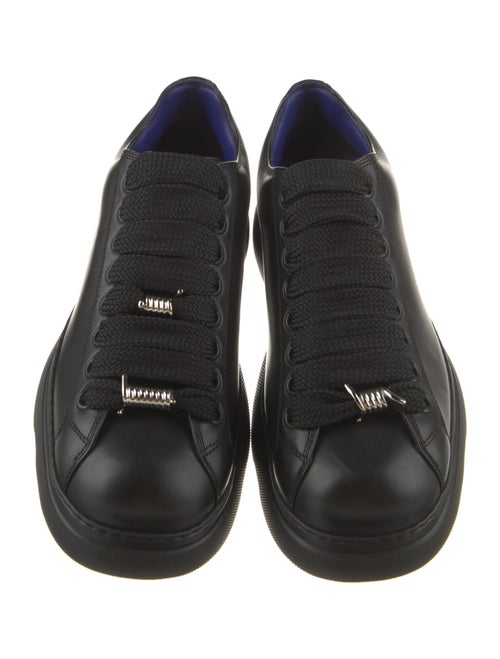 Burberry Leather Printed Sneakers