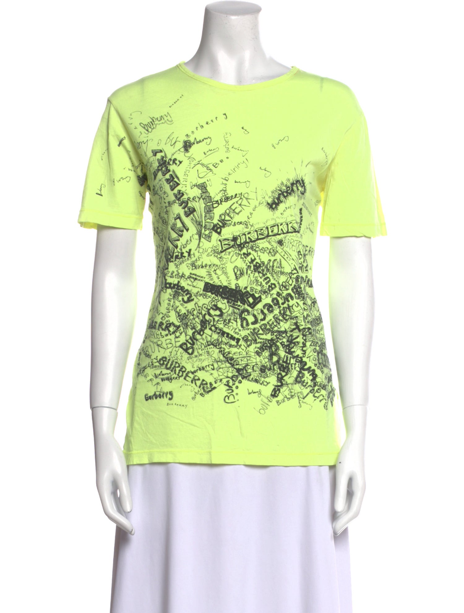 Burberry Graphic Print Crew Neck T-Shirt