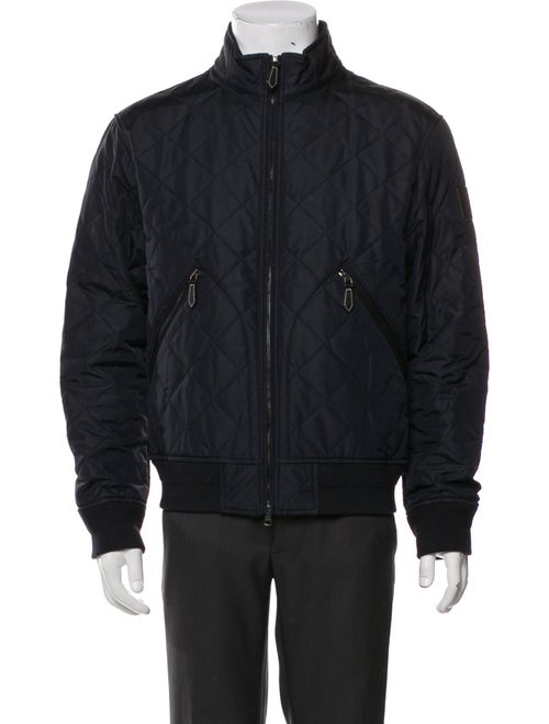 Burberry Nova Check Pattern Puffer Coat