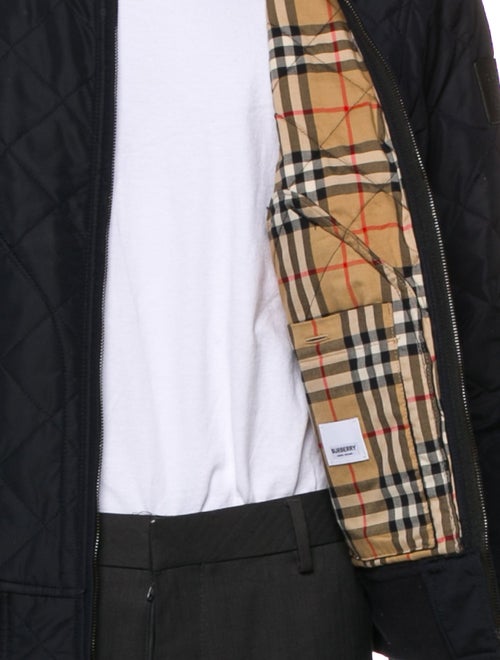 Burberry Nova Check Pattern Puffer Coat