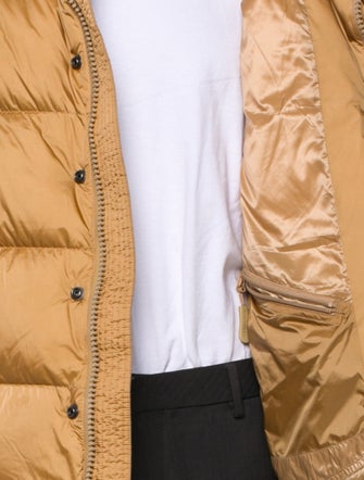 Burberry Nova Check Pattern Puffer Coat