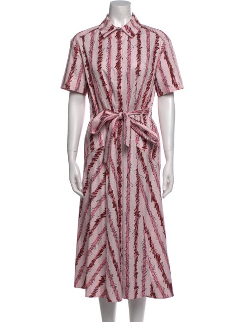Burberry Striped Long Dress