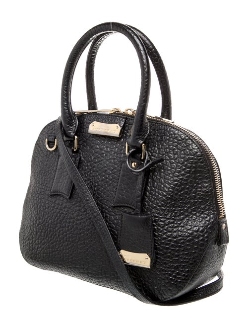 Burberry Leather Top Handle Bag