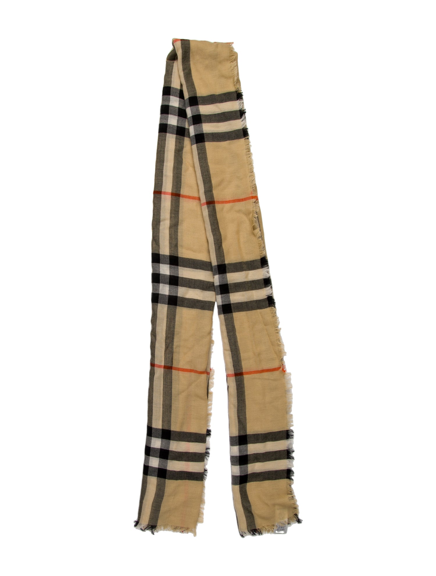 Burberry Wool House Check Pattern Scarf