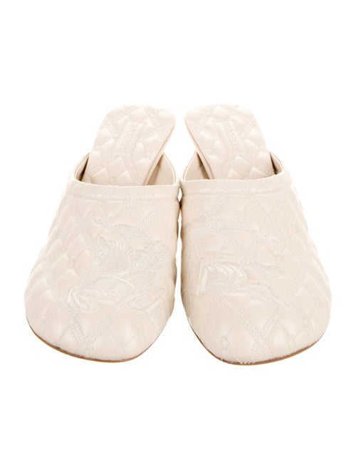 Burberry Leather Mules