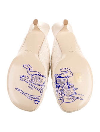 Burberry Leather Mules
