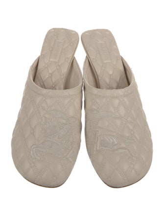 Burberry Leather Mules