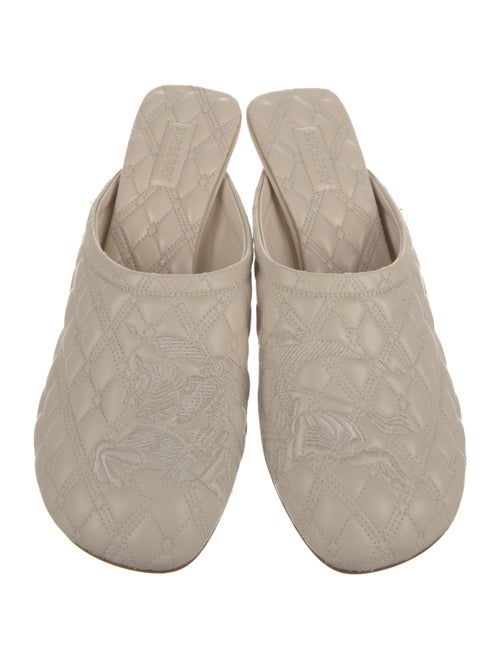 Burberry Leather Mules