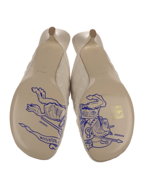 Burberry Leather Mules