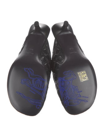 Burberry Leather Mules