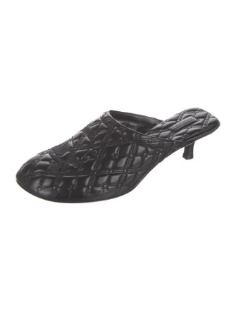 Burberry Leather Mules