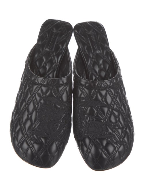 Burberry Leather Mules