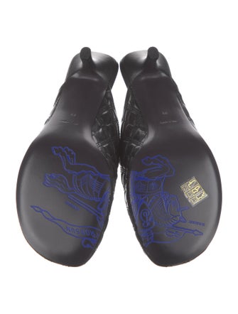Burberry Leather Mules