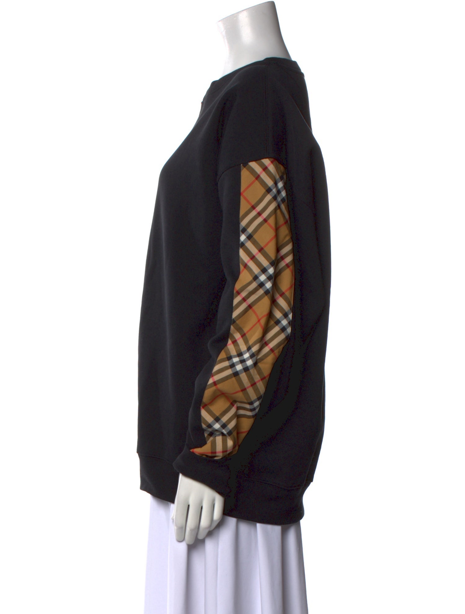 Burberry Crew Neck Long Sleeve Sweatshirt