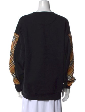 Burberry Crew Neck Long Sleeve Sweatshirt