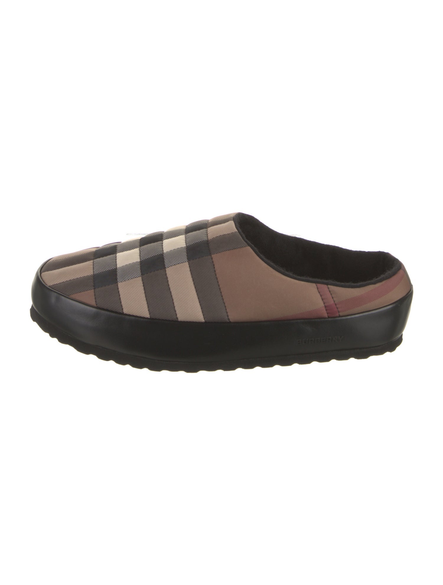 Burberry Nylon Printed Slippers