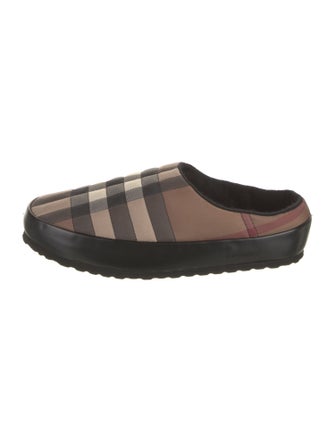 Burberry Nylon Printed Slippers