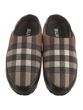 Burberry Nylon Printed Slippers