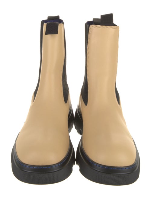 Burberry Leather Chelsea Boots
